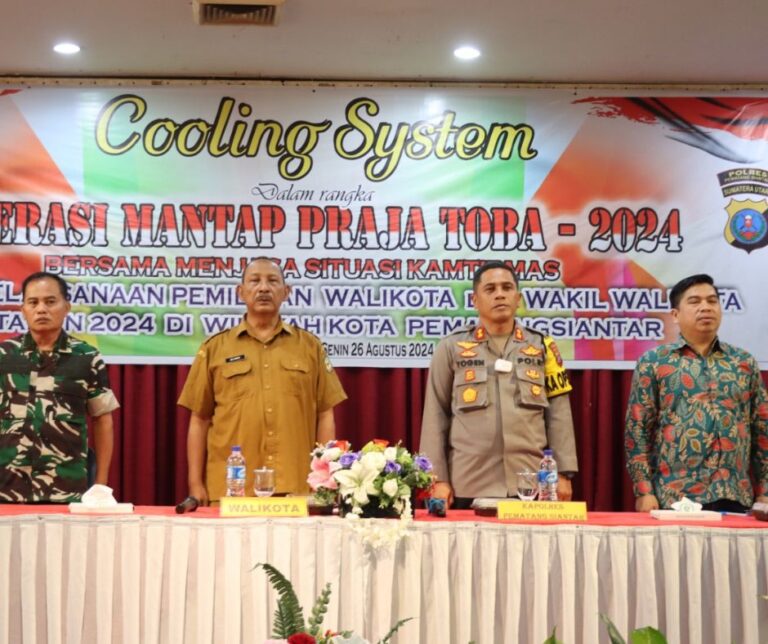 Polisi Siantar Cooling System Jelang Pilkada 